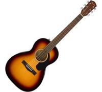 Fender CP-60S - Guitarra acústica para salón, diapasón de nogal, Sunburst, Incluye cursos virtuales gratuitos en Fender Play