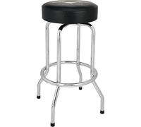 Fender Custom Shop Taburete de Bar Giratorio Acolchado, 30 in | Regalo para aficionados a la guitarra, decoración para sala de música, giro de 360 grados, asiento acolchado, bar en casa
