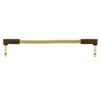 Fender Cable de instrumento serie Deluxe, ángulo/ángulo, Tweed, 6 pulgadas, cuenco de 20