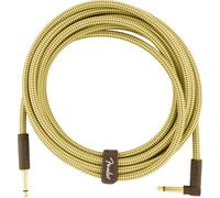 Fender Deluxe Cable de Instrumento Tweed Recto/Angulado 15ft