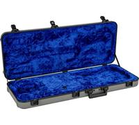 Fender® Deluxe Estuche de Guitarra Moldeado, Strat,Tele, Inca Silver, Maletín rígido para Guitarra eléctrica, Protección de Instrumentos
