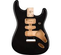 Fender® «DELUXE SERIES STRATOCASTER® ALDER BODY HSH ROUTING» Cuerpo de guitarra Strat® - aliso - Color: negro