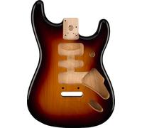 Fender® Deluxe Series Stratocaster® Cuerpo de guitarra de madera de aliso, color: acabado Sunburst de 3 tonos