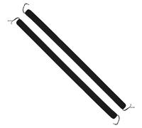 fender-design Alambre barandilla Almohadilla 2-Pack (Negro) - la Almohadilla Universal barandilla de Alambre diseñado para su Uso en el velero, Deportes acuáticos, Accesorios para Barcos