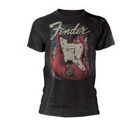 Fender Distressed Guitar (Jazzmaster) con licencia Camiseta hombre