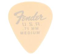 Fender® »DURA-TONE® DELRIN PICK - 351-SHAPE - 12-PACK« Delrin Plektren - 351 Form - Medium (0.71) - 12 im Pack - Farbe: Olympic White