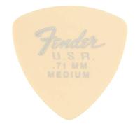 Fender Dura-Tone Delrin - Púas de guitarra con forma 346, relleno de calcetines, accesorios de guitarra, color blanco olímpico, 0.71 mm, paquete de 12