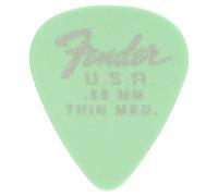 Fender Dura-Tone Guitar Picks 351 Shape, .58, Surf Green, 12-Pack