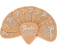 Fender Dura-Tone Guitar Picks 351 Shape, .84, Butterscotch Blonde, 12-Pack