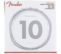 Fender Electric XII Strings for 12 string Electric Guitar, Nickel Plated Steel, 10-46