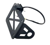 Fender Eliminator para Suzuki Soporte Universal para Matrícula De Motocicleta con Montaje Lateral Y Luz Trasera LED Portamatriculas Moto