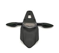 Fender Eliminator Soporte para Matrícula Guardabarros Trasero Motocicleta con Luz Trasera LED 12V Luz Freno Universal para Enduro Motocross. Portamatriculas Moto(Transparent-B)