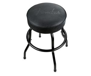 Fender Embossed Black Logo Barstool Black/Black 24"