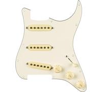 Fender Eric Johnson Strat Pickguard SSS 3-ply Parchment - Pastilla de bobina única para guitarras