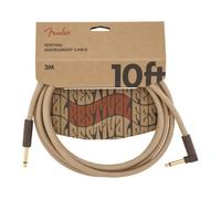 Fender Festival Hemp 3m Angled Instrument Cable Natural