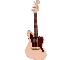 Fender Fullerton Jazzmaster® Uke, diapasón de nogal, golpeador de carey de carey rosa concha