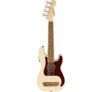 Fender Fullerton Precision Bass® Uke, diapasón de nogal, golpeador de concha de tortuga, blanco olímpico
