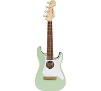 Fender Fullerton Strat Uke WN White Pickguard Surf Green Electro-Acoustic Ukulele