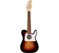 Fender Fullerton Tele Uke WN White Pickguard 2-Color Sunburst Electro-Acoustic Concert Ukulele