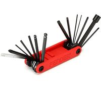 Fender Herramienta Multi-Función para Guitarra y Bajo, 14 Herramientas en 1, Rojo