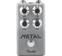 Fender Hammertone Metal Pedal de Efectos Distorsión Alta Ganancia | Pedal distorsión heavy metal, alta ganancia, para guitarra eléctrica, controles Scoop & Contour, true bypass, compacto