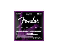 Fender Hendrix Voodoo Child Bullet End Cuerdas Guitarra Eléctrica | Cuerdas níquel calibre 10-38, estilo Hendrix, blues & rock, punta bala, tono brillante, duradera, guitarra eléctrica