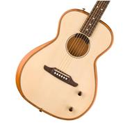 Fender Highway Series Parlor RW Natural Electro-Acoustic Guitar with Deluxe Gig Bag