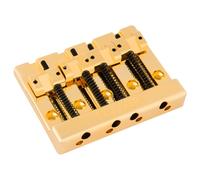Fender HiMass 4-String Bass Bridge Assembly With Zinc Saddles Gold