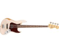 Fender Jazz Bass de pulgas en 0141020356 palisandro diapasón roadworn carcasa rosa guitarra eléctrica