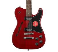 Fender Jim Adkins JA-90 Telecaster Thinline - Laurel - Rojo carmesí transparente