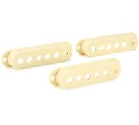 Fender Juego de 3 fundas para pastillas Stratocaster desgastadas por carretera, color blanco envejecido