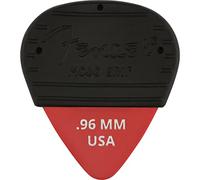 Fender® Juego de 3 púas para guitarra Delrin 351 Dura Tone Delrin 351, 0.96 mm, 3 unidades, grosor de 0.96 mm, color rojo fiesta
