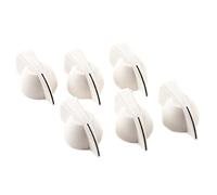 Fender - Juego de 6 pomos para cabeza de chico, color blanco