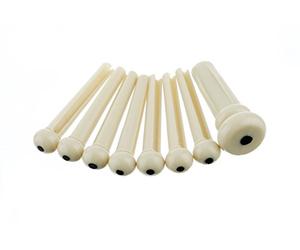 Fender Juego de pines de puente - Marfil con punto negro