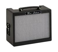 Fender MD20 Mini Deluxe Amplificador Portátil para Guitarra, Negro | Amplificador pequeño para guitarra eléctrica, con conector para auriculares, alimentado por batería o corriente alterna