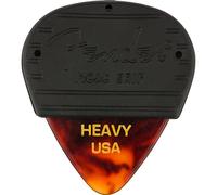 Fender® Mojo Grip - Juego de 3 púas de guitarra de Cellluloid Tortoise 351, resistentes, 3 unidades