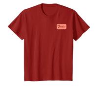 Fender Motorcycle Riding Guitar Front and Back Camiseta