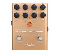 Fender MTG Tube Distortion Pedal de Efectos Guitarra Eléctrica | Distorsión con válvula real, sonido vintage para rock y metal, profesional, compacto, true bypass, guitarra eléctrica