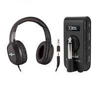 Fender Mustang Micro Plus and HP-210 Stereo Headphones by Gear4music