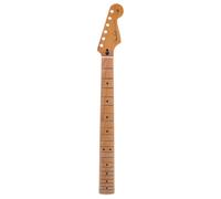 Fender Satin Roasted Maple Stratocaster Neck, 22 Jumbo Frets, 12", Maple, Flat Oval Shape