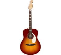 Fender Palomino Vintage Sienna Sunburst OV Aged White Pickguard Electro-Acoustic Guitar with Case