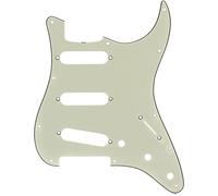 Fender Pickguard Strat '60s Vintage S/S/S 11 Agujeros 3 Capas Verde Menta | Repuesto Fender, años 60, 3 capas, SSS, 11 agujeros, verde menta
