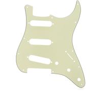 Fender Pickguard Strat SSS Estándar Original Verde Menta | Repuesto Fender, compatible Strat SSS, 3 pastillas, verde menta