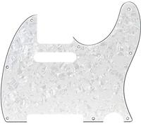 Fender Plaque Telecaster 8 trous white pearl