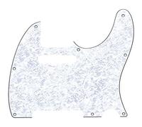 Fender Plaque Telecaster 8 trous white pearl