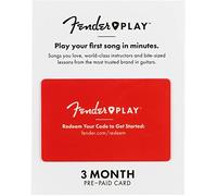 Fender Play - Plataforma de lecciones de guitarra para principiantes - Tarjeta de regalo prepagada de 3 meses