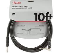 Fender Cable de instrumento PRO 10 angulado Negro