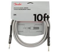 Fender 099-0820-063 Cable de instrumentos de la serie profesional - 10 '- STR / STR - Tweed blanco