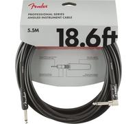 Fender cable de instrumentos de serie Professional negro - 5,6 metros - recto/acodado
