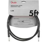 Fender 099-0820-026 Cable de instrumentos de la serie profesional - 5 pies - STR / STR - negro